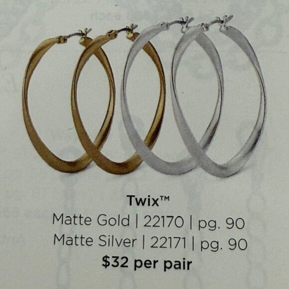 Lia Sophia "TWIX" Earrings - Picture 7 of 7